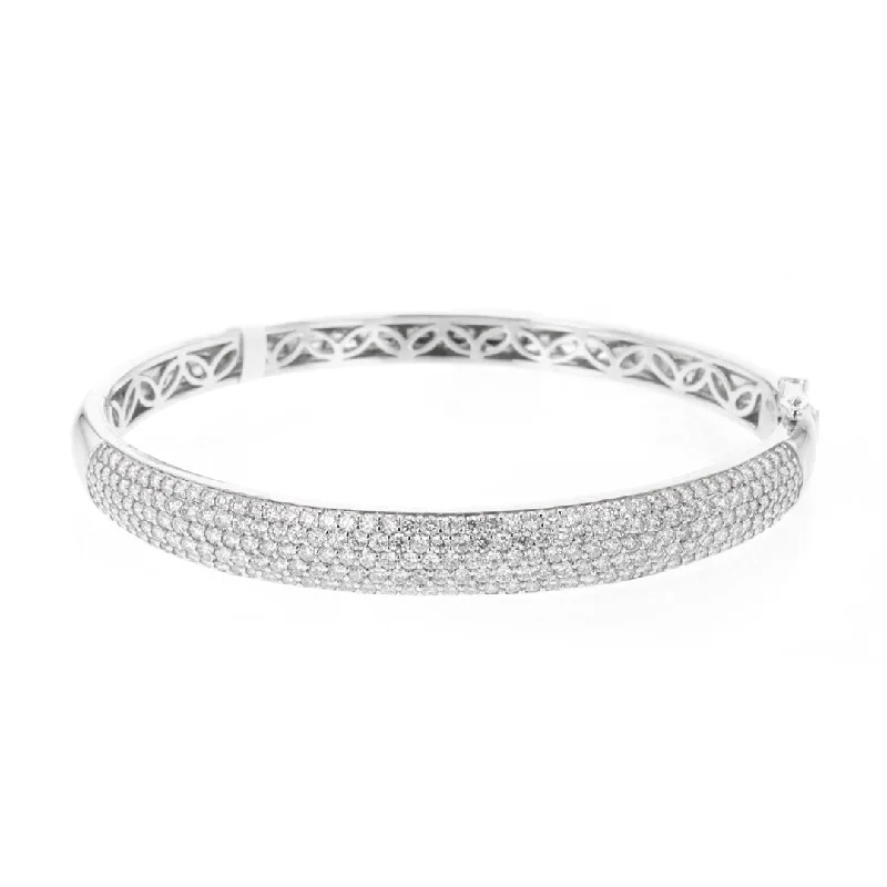 Ladies bracelets warm radiance -2.85 ctw Diamond Bangle Bracelet