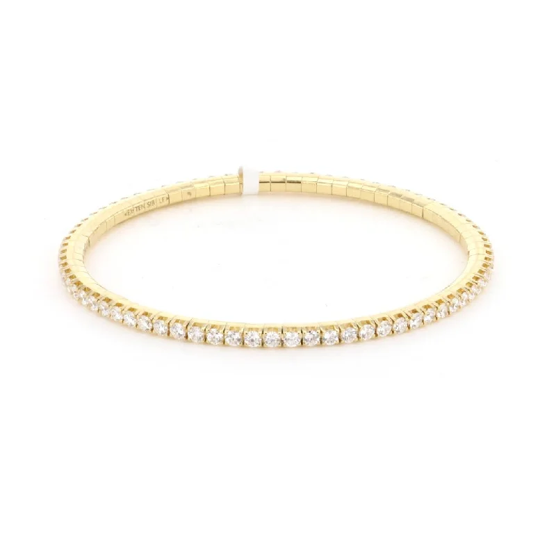 Ladies bracelets blush charm -3.35 ctw Diamond Stretch Tennis Bracelet