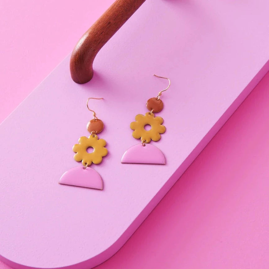 ladies earrings sentimental-Middle Child Earrings - Penpal Various Colours