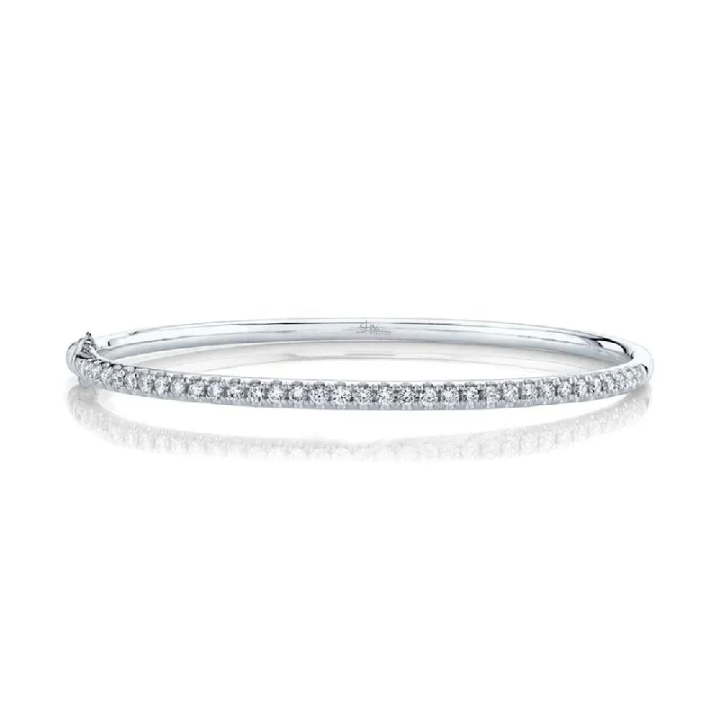 Ladies bracelets loop shine -0.88 ctw Diamond Bangle Bracelet