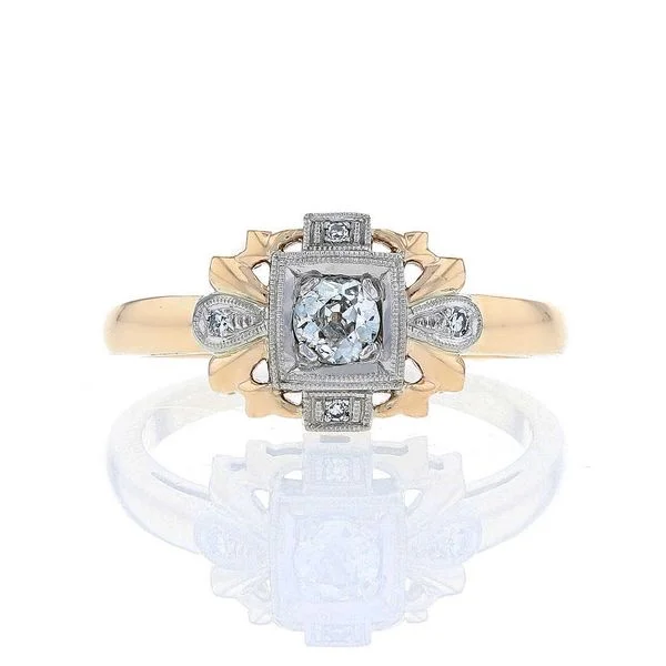 ladies rings energy-Antique Diamond Ring