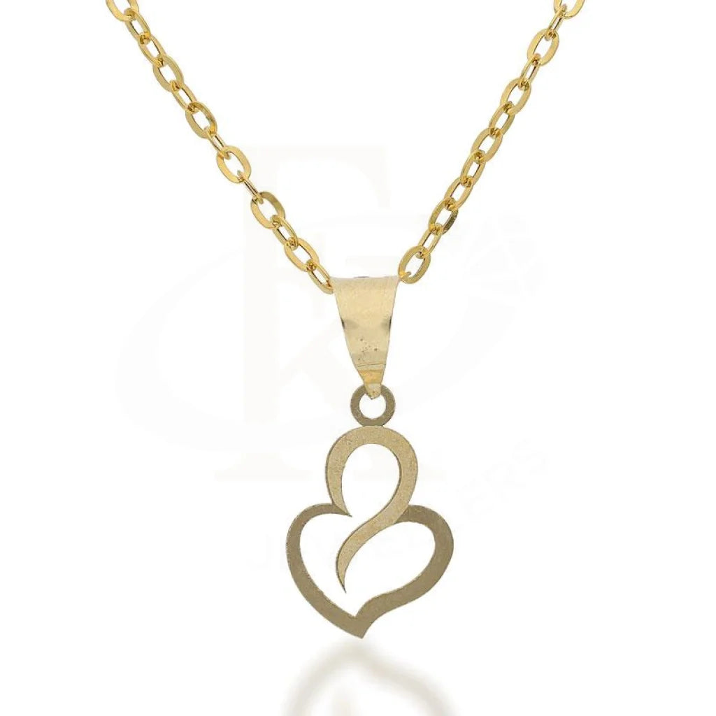 Ladies necklaces ice glow -Gold Necklace (Chain with Pendant) 18KT - FKJNKL18K2085