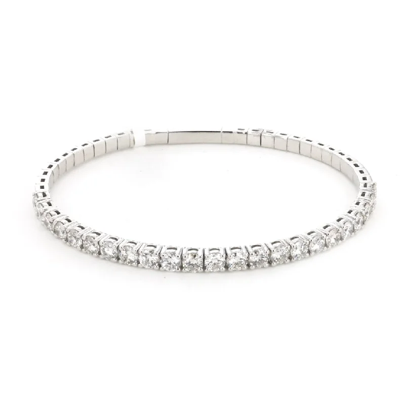 Ladies bracelets bare glow -4.01 ctw Diamond Bangle Bracelet