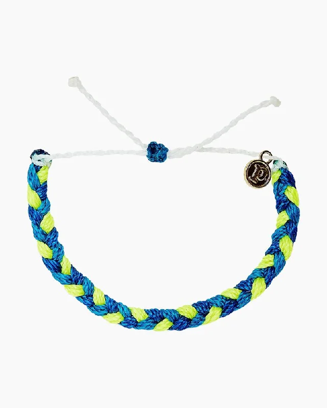 Ladies bracelets sky glow -PuraVida,  Multi Braided Bracelet, Boardwalk Breeze