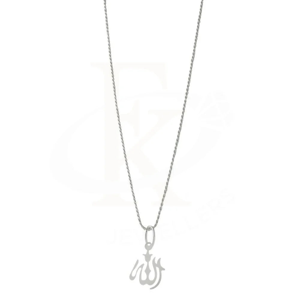 Ladies necklaces relic radiance -Sterling Silver 925 Necklace (Chain with Allah Pendant) - FKJNKL1751