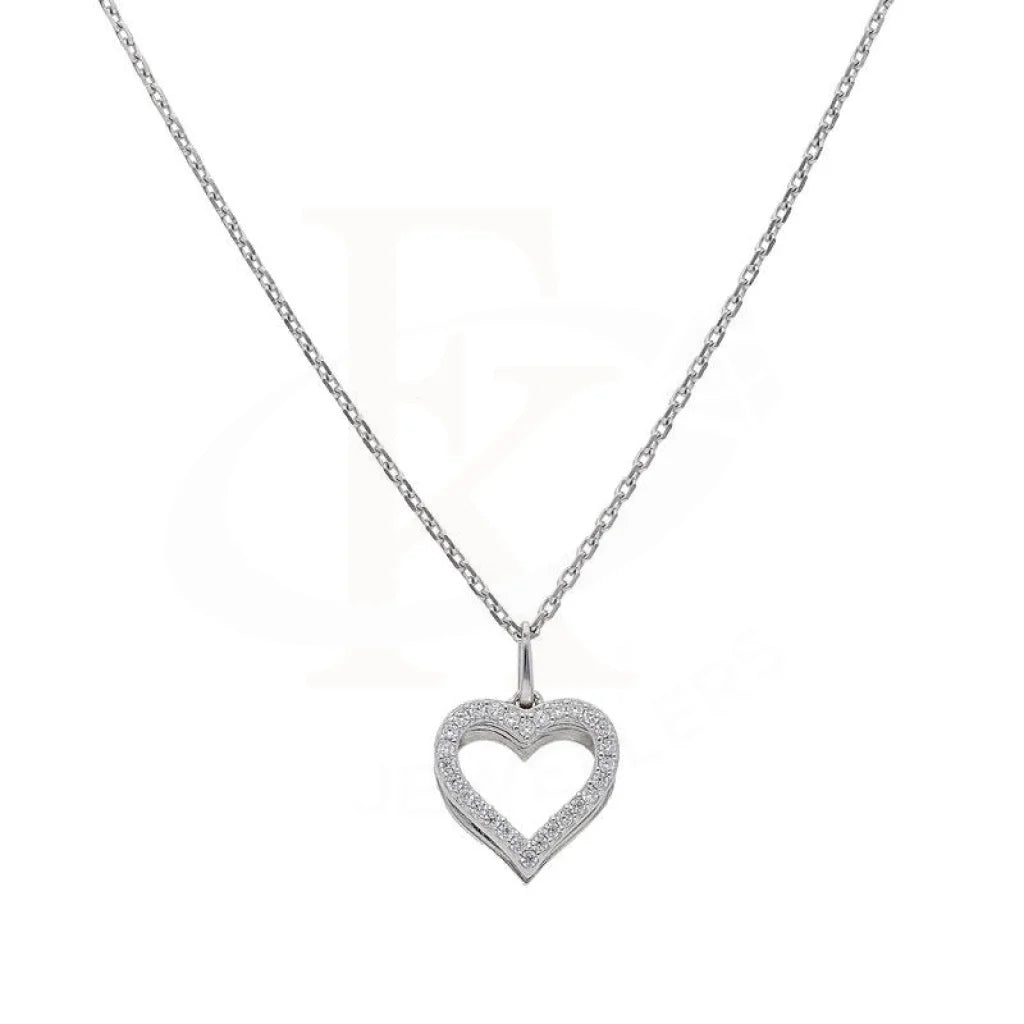 Ladies necklaces chant shine -Sterling Silver 925 Heart Necklace - FKJNKL1957