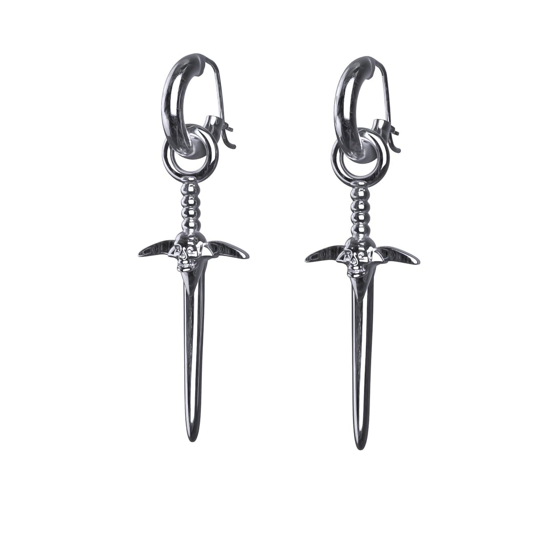 ladies earrings square-WARLOCK SWORD EARRING