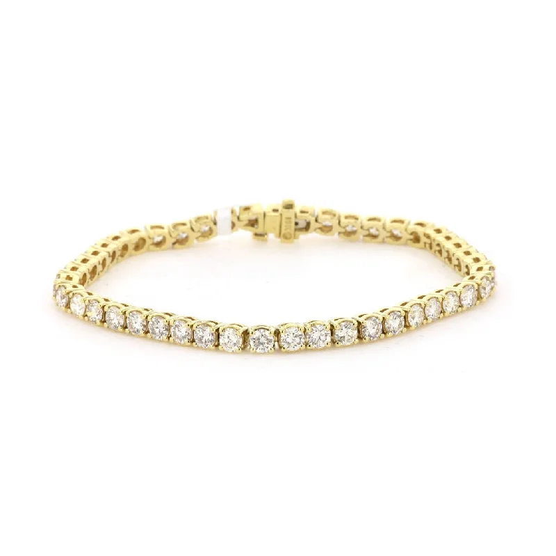 Ladies bracelets life charm -7.32 ctw Diamond Tennis Bracelet