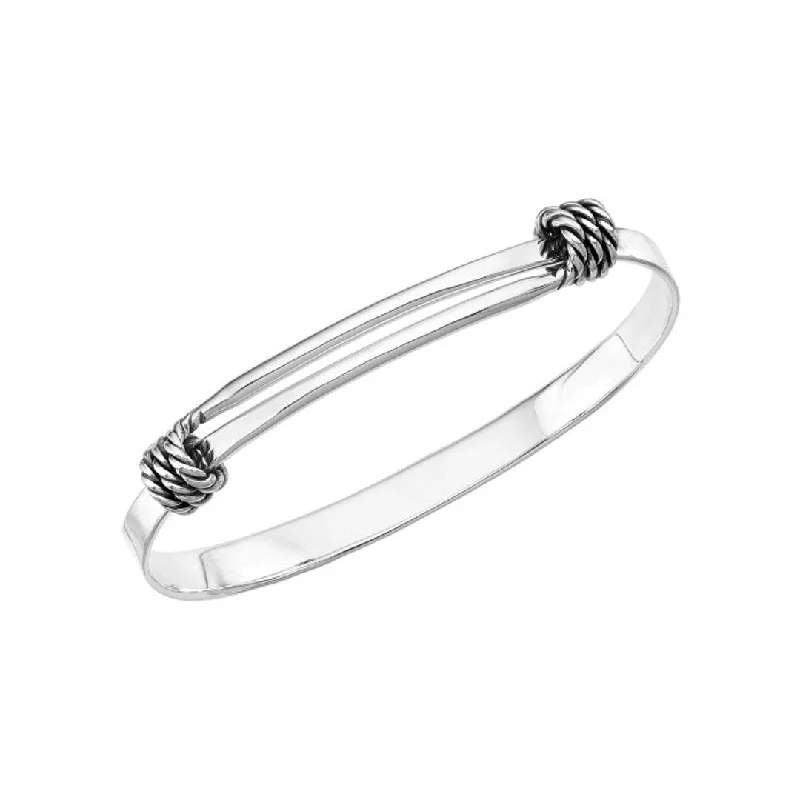 Ladies bracelets rune radiance -Sterling Silver Bangle Bracelet