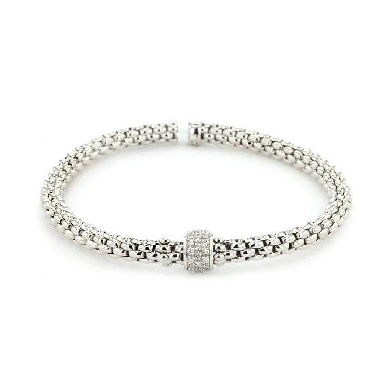 Ladies bracelets cog charm -0.29 ctw Diamond Stretch Bracelet