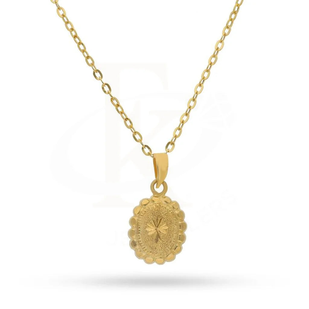 Ladies necklaces indie glow -Gold Necklace (Chain with Pendant) 18KT - FKJNKL1213