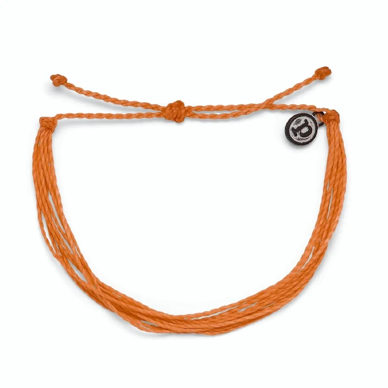 Ladies bracelets pink shine -PuraVida Bright Solid Bracelet, Orange