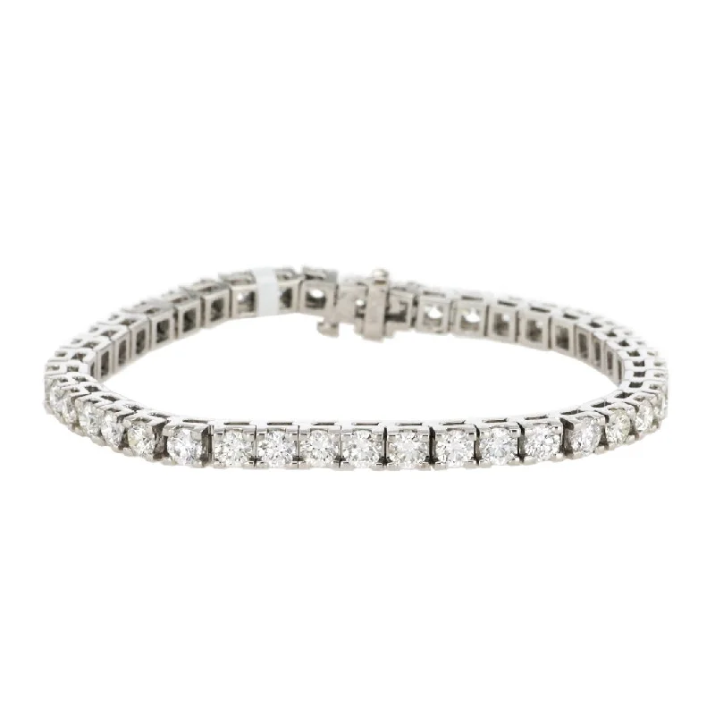 Ladies bracelets cut price shine -8.46 ctw Diamond Tennis Bracelet