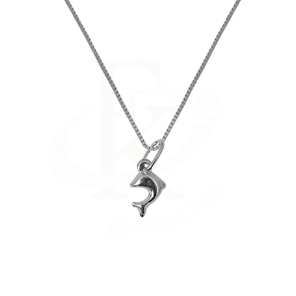 Ladies necklaces wild charm -Silver 925 Necklace (Chain with Dolphin Pendant) - FKJNKL1866