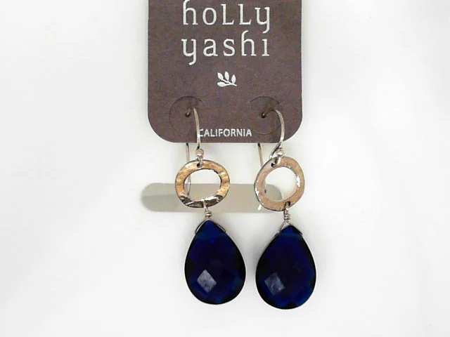 ladies earrings ethnic-ROYAL BLUE LUCINDA EARRINGS