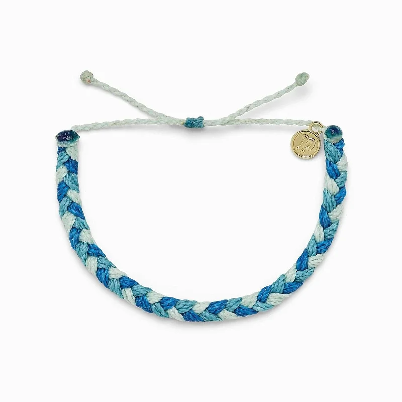 Ladies bracelets toast glow -PuraVida,  Multi Braided Bracelet, Out of the Blue