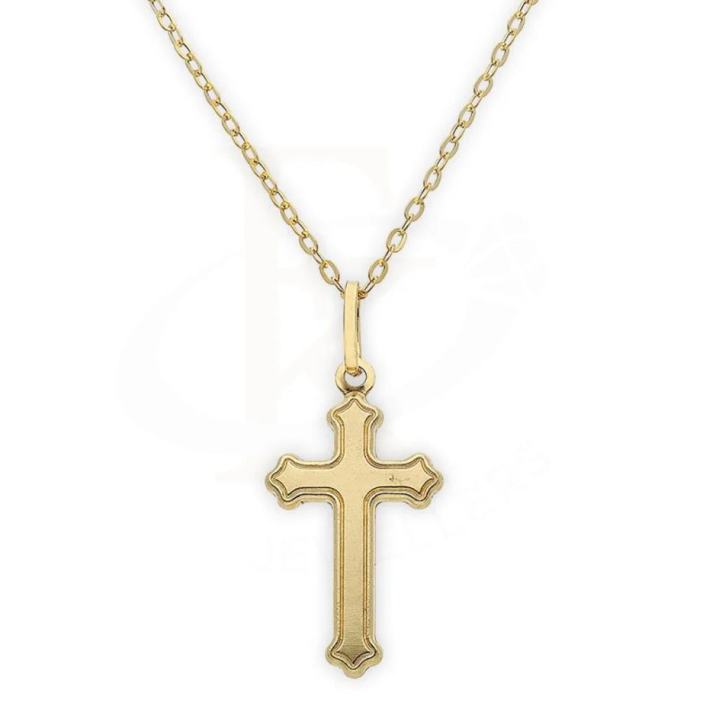 Ladies necklaces epic radiance -Gold Necklace (Chain with Cross Pendant) 18KT - FKJNKL18K2416