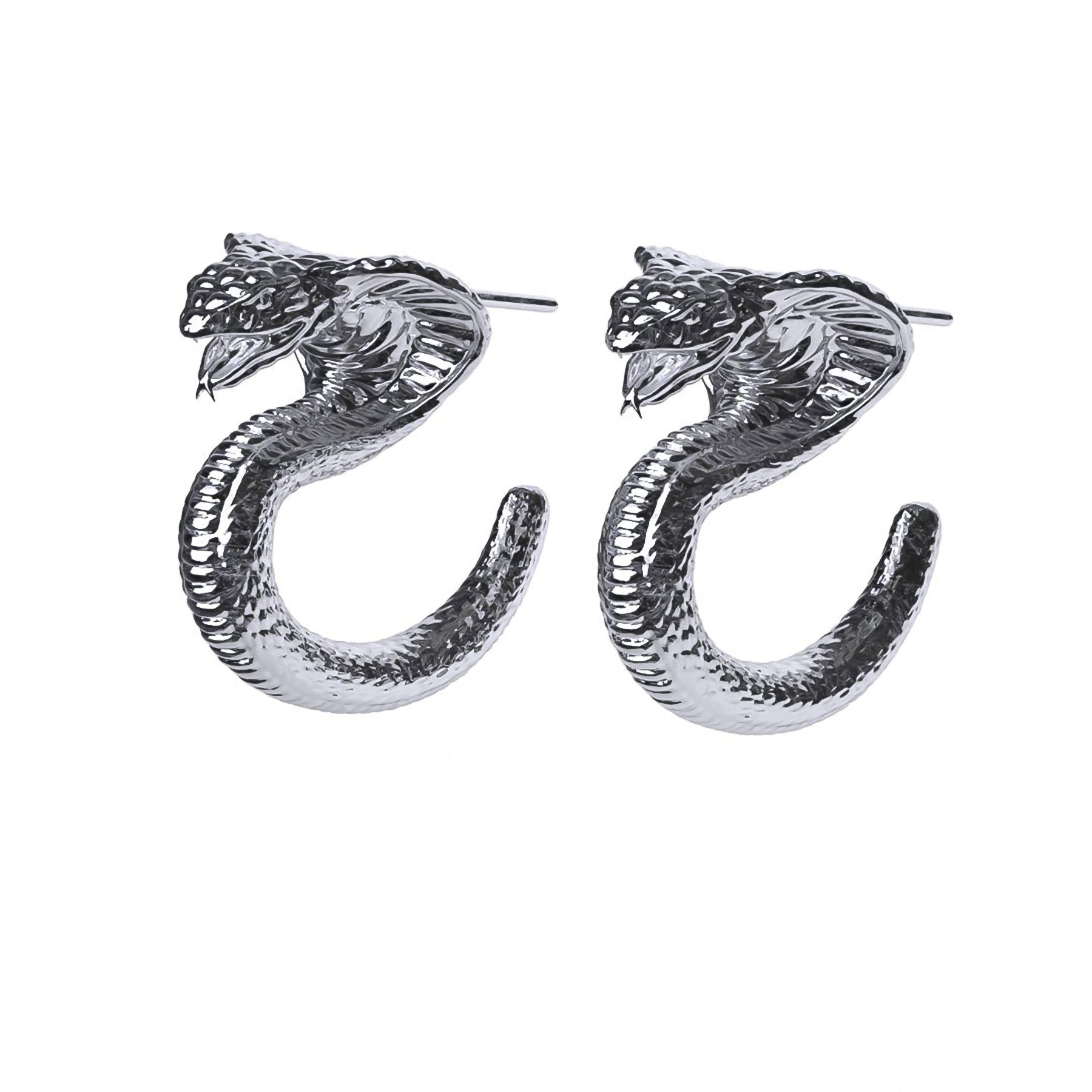 ladies earrings affordable-COBRA EARRING