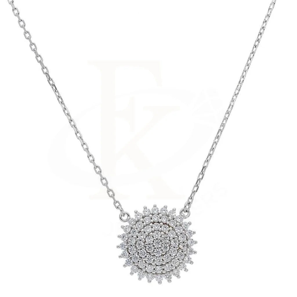 Ladies necklaces sleek shine -Sterling Silver 925 Star Necklace - FKJNKL1950