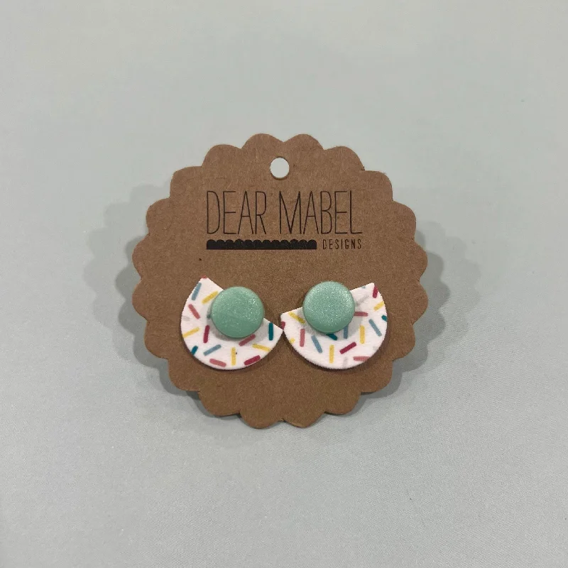 ladies earrings tiny-Dear Mabel Handmade - Sprinkles Earrings*