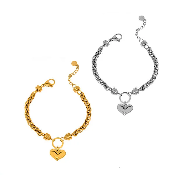 Ladies bracelets prism charm -Heartbreaker Bracelet