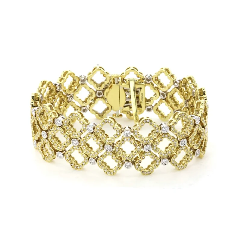 Ladies bracelets old gem shine -4.20 ctw Diamond Bracelet