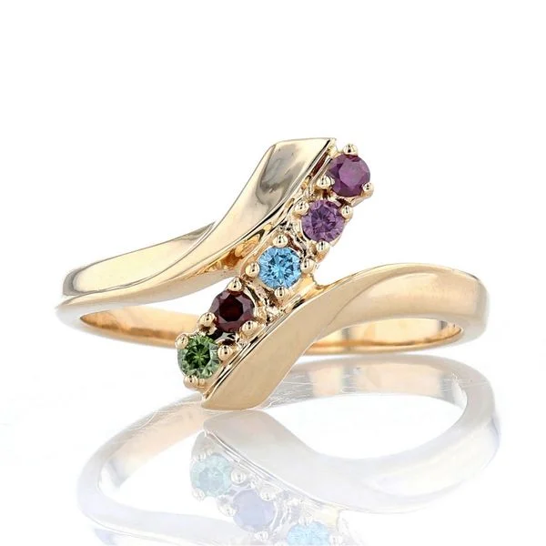 ladies rings kay-Family Birthstone Ring