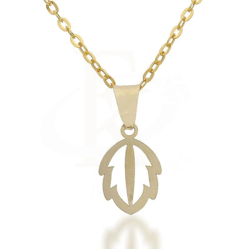 Ladies necklaces ethical charm -Gold Necklace (Chain with Pendant) 18KT - FKJNKL18K2084