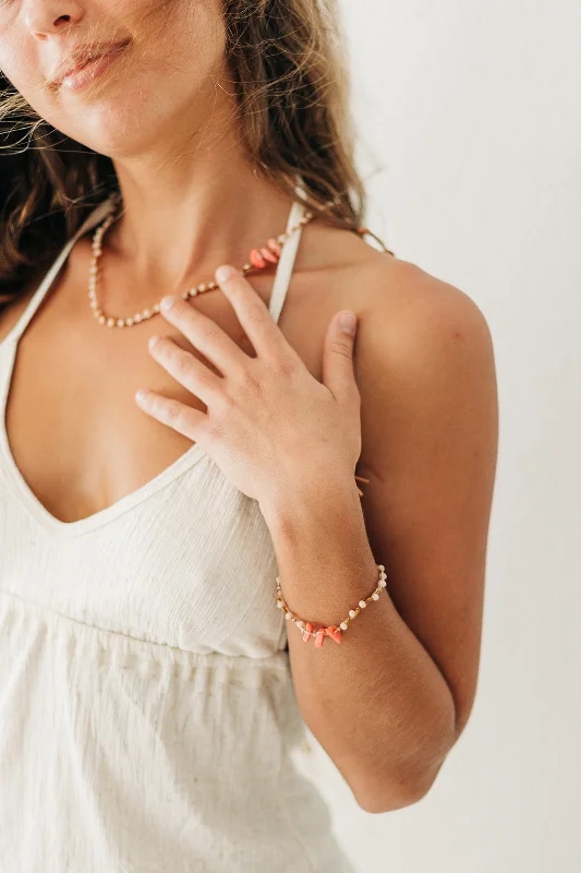 Ladies bracelets dusk glow -Single Coral Bracelet