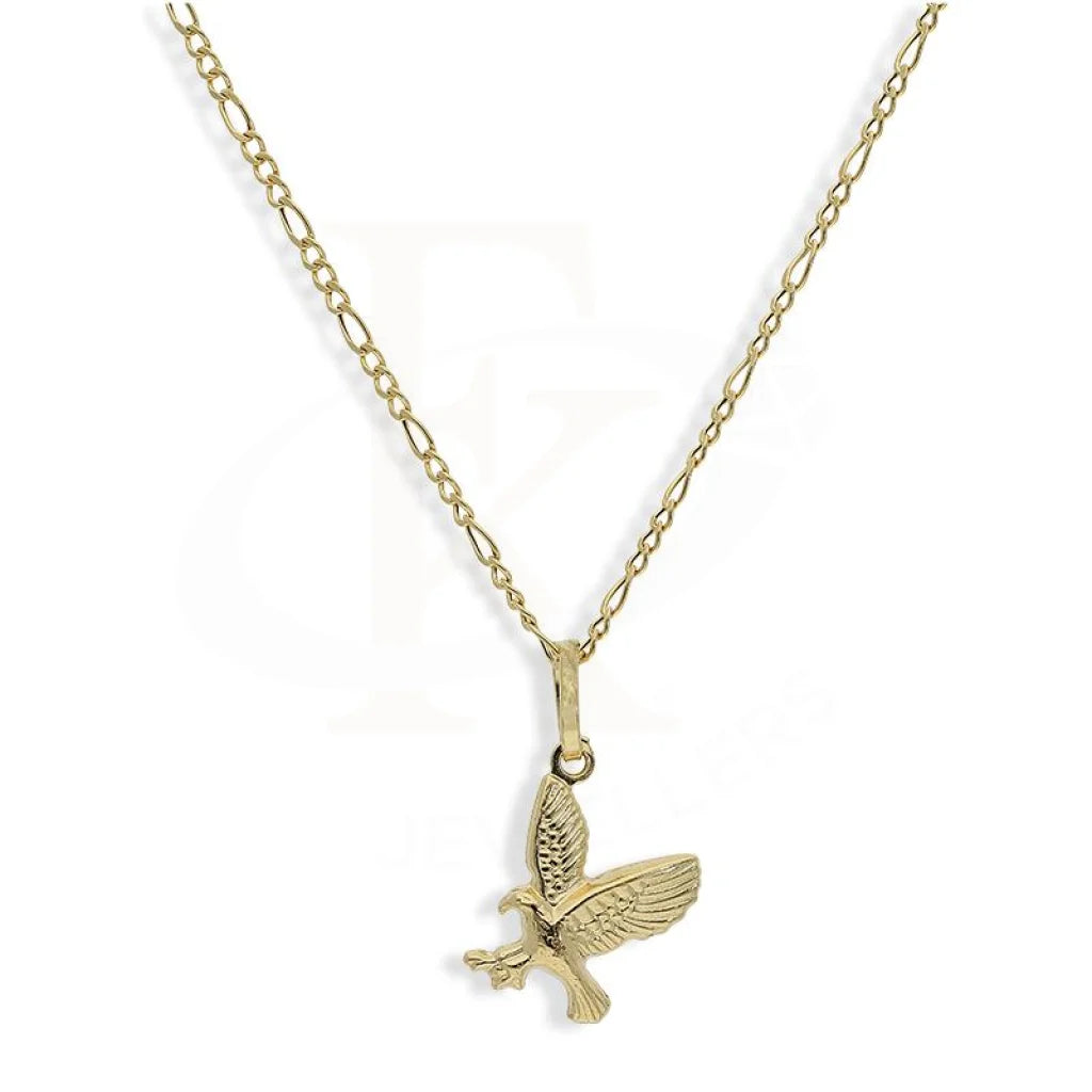 Ladies necklaces grand charm -Gold Necklace (Chain with Eagle Shaped Pendant) 18KT - FKJNKL18K2245