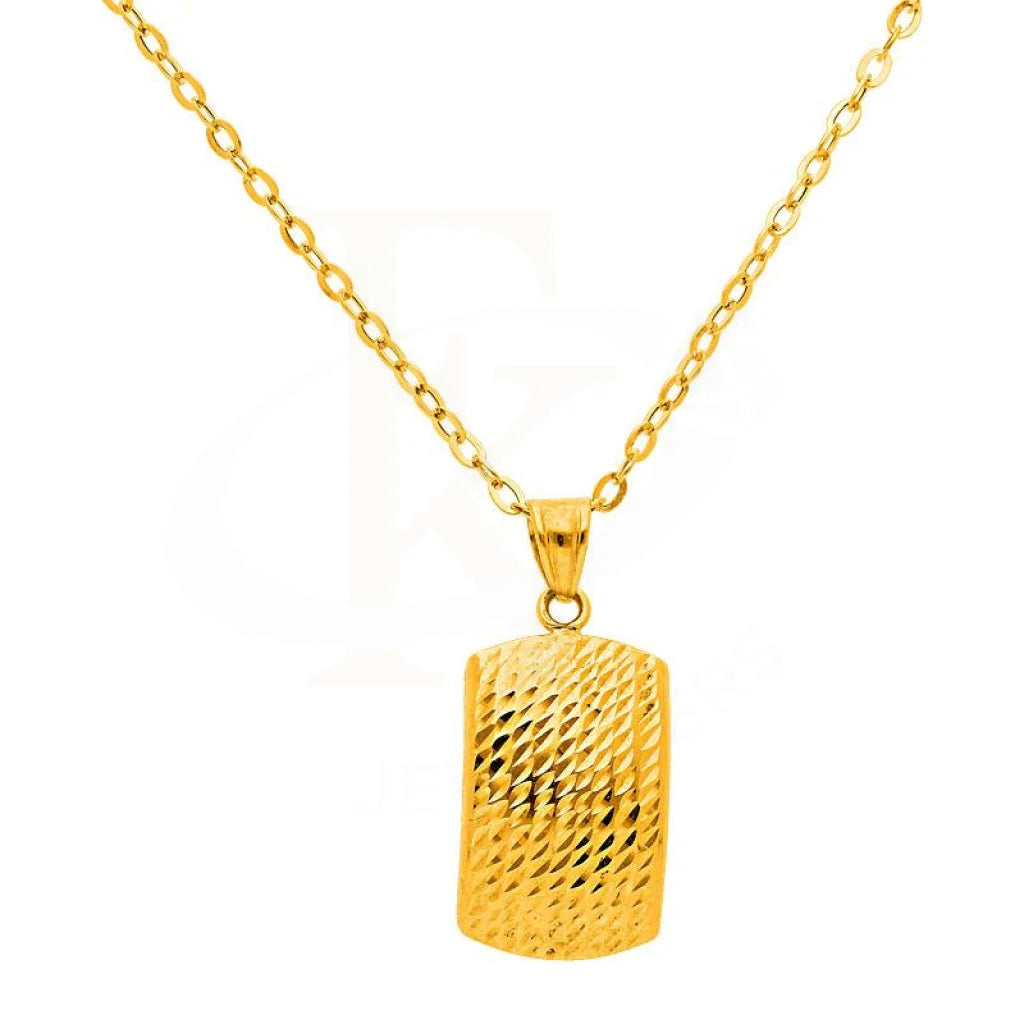 Ladies necklaces wild charm -Gold Necklace (Chain with Pendant) 18KT - FKJNKL1561