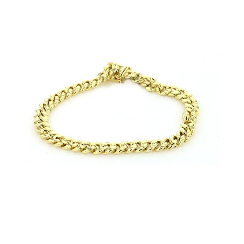 Ladies bracelets past charm -6.6MM Miami Cuban Link Bracelet