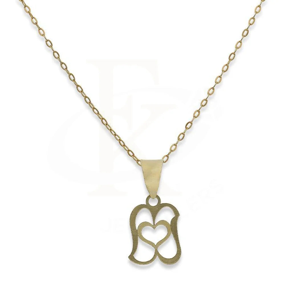 Ladies necklaces bare glow -Gold Necklace (Chain with Heart Pendant) 18KT - FKJNKL18K2328