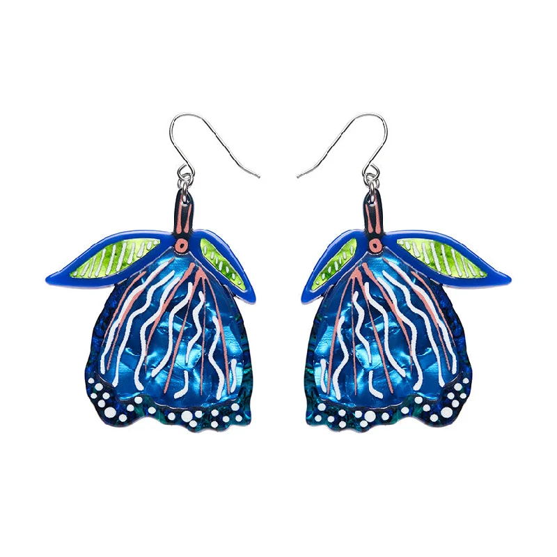 ladies earrings cleaning-Erstwilder x Lauren Rogers - Fabled Flowering Gum Drop Earrings