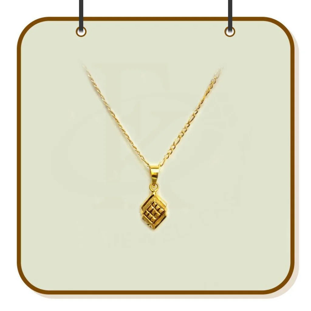 Ladies necklaces aura radiance -Gold Necklace (Chain with Pendant) 18KT - FKJNKL1200