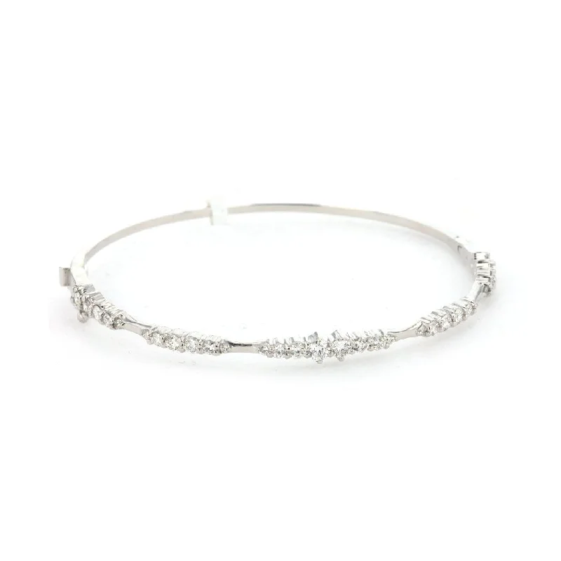 Ladies bracelets pure glow -1.22 ctw Diamond Bangle Bracelet