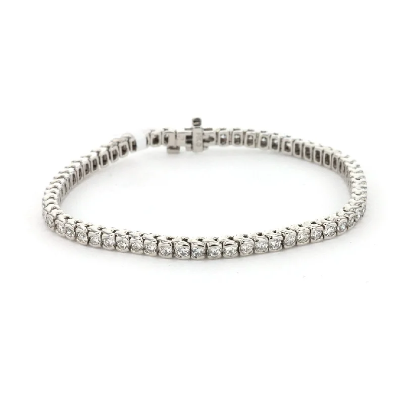 Ladies bracelets grain shine -3.13 ctw Diamond Tennis Bracelet