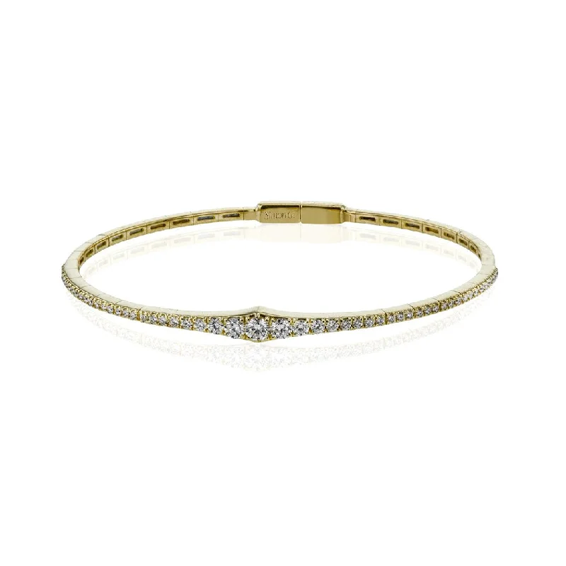 Ladies bracelets vintage elegance -0.89 ctw Diamond Bangle Bracelet