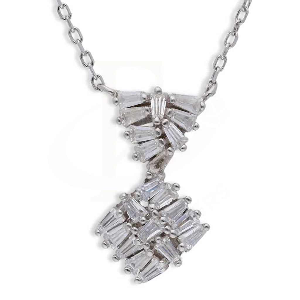 Ladies necklaces vivid shine pendant -Sterling Silver 925 Necklace - FKJNKLSL3012