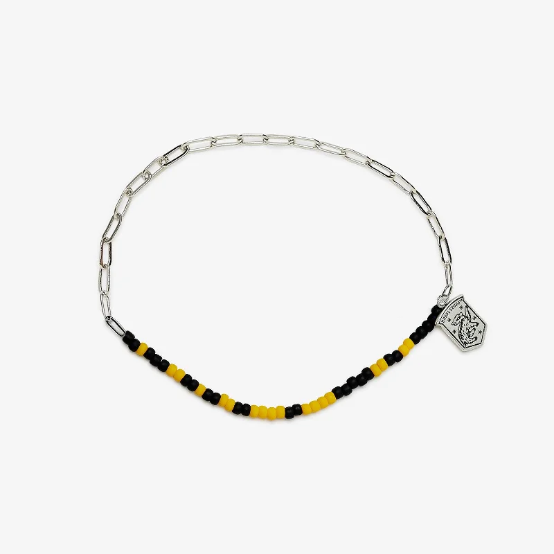 Ladies bracelets seek shine -Hufflepuff™ Half n Half Bracelet