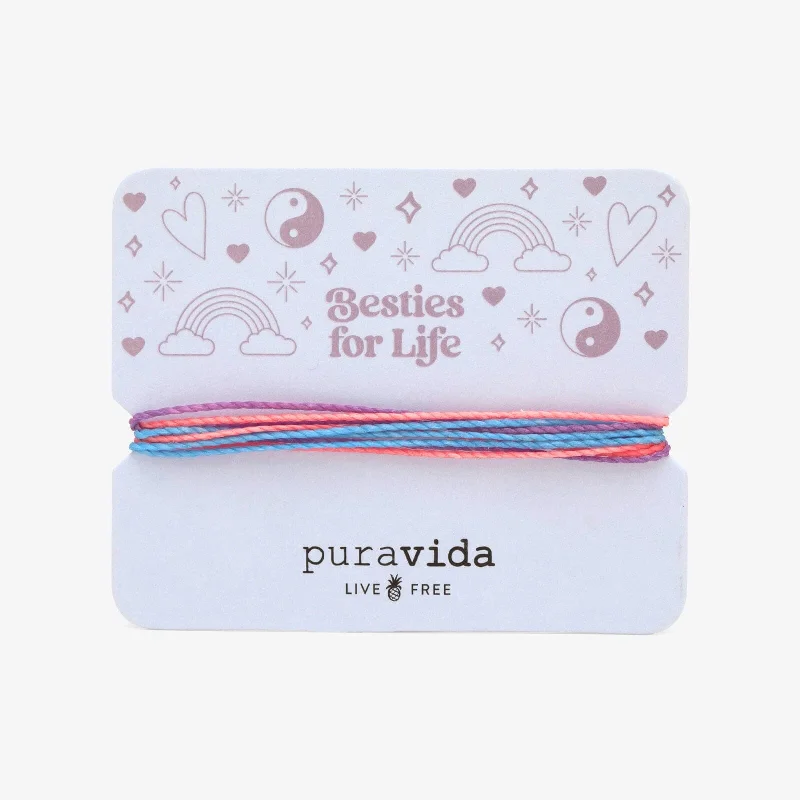 Ladies bracelets line radiance -Besties for Life Bracelet Card