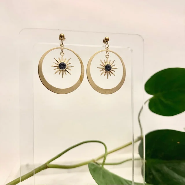 ladies earrings blue nile-Arch Earrings - Solstice