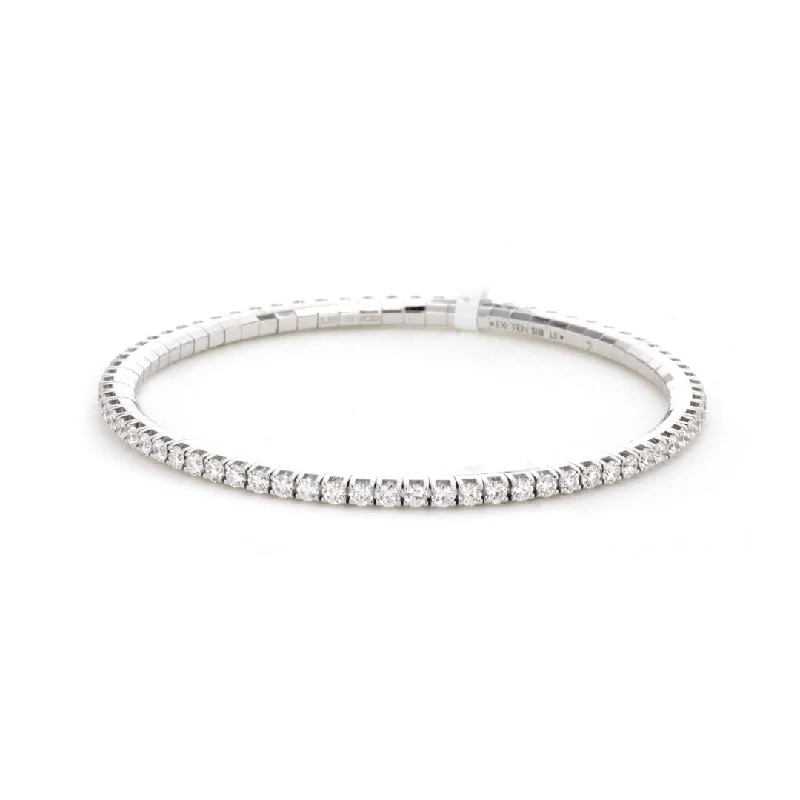 Ladies bracelets soft glow -3.35 ctw Diamond Stretch Tennis Bracelet