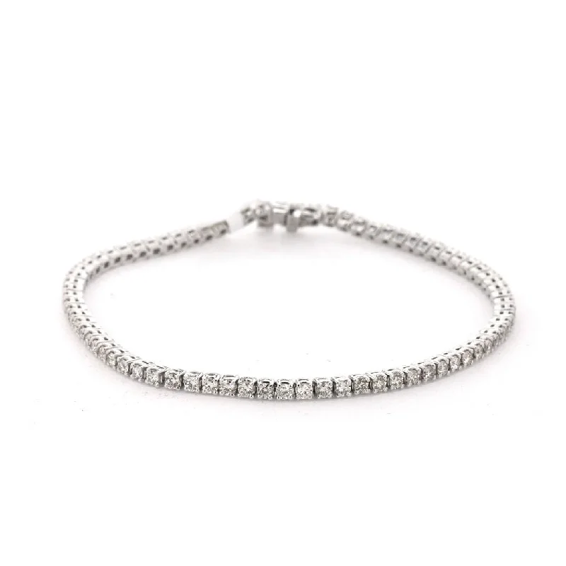 Ladies bracelets duo glow bracelet -2.14 ctw Diamond Tennis Bracelet