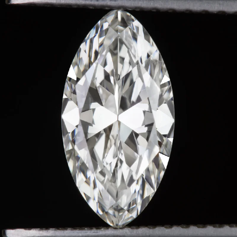 pear-shaped engagement rings -1.36ct VINTAGE MARQUISE CUT DIAMOND G SI2 MOVAL LOOSE NATURAL ENGAGEMENT ESTATE