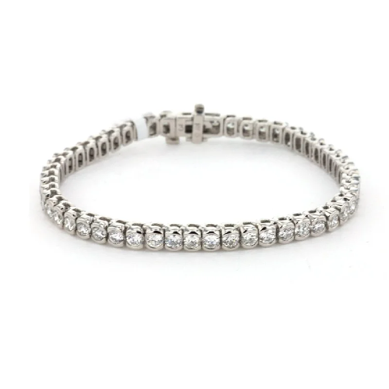 Ladies bracelets isle charm -5.50 ctw Diamond Tennis Bracelet