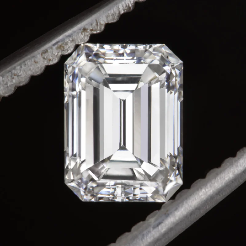 fair trade engagement rings -1.12ct EMERALD CUT DIAMOND GIA CERTIFIED E VVS1 LOOSE NATURAL ENGAGEMENT 1ct