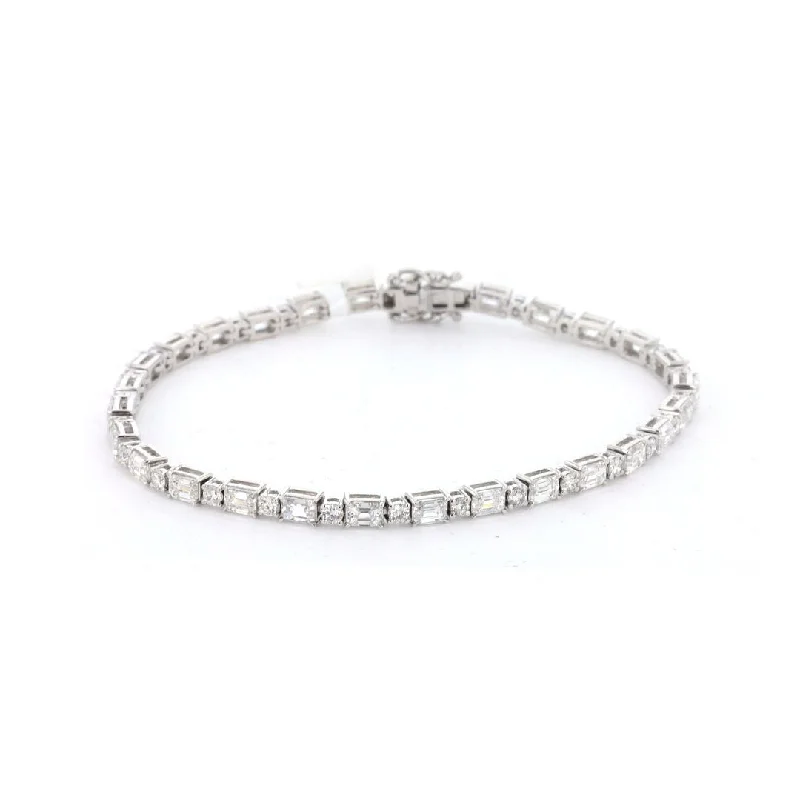 Ladies bracelets tourmaline radiance -6.60 ctw Diamond Tennis Bracelet