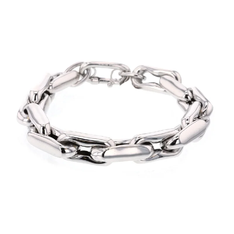 Ladies bracelets nick shine -Medium Link Bracelet