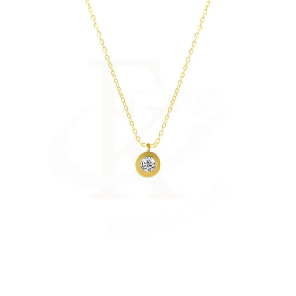 Ladies necklaces rugged glow -Gold Necklace 18KT - FKJNKL1740